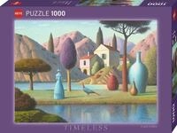 HEYE Spiel, Puzzle - Timeless Lady In Blue - Standard 1000 Teile