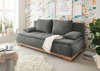 ED EXCITING DESIGN Schlafsofa Mila, mit Bettkasten & 2 Armlehnenkissen