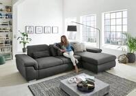 Die PlanBar Ecksofa MP-IN17041 L-Form, Breite 325 cm, Sitztiefenverstellung,...