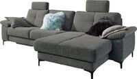 3C Carina Ecksofa Burnaby bequem und modern, L-Form, 2 Kopfst&uuml;tzen, optional...