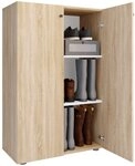 VCM Schuhschrank Holz Schuhschrank Schuhregal Schuhkommode Lona 3 (1-St)