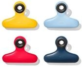 OXO Good Grips Verschlussklammer (4-tlg), Allzweck-Magnetclips&nbsp;&ndash; 4er-Pack