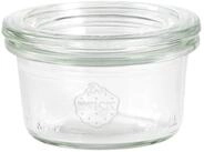 WECK Einmachglas Mini-Sturzglas, Glas, (Packung, 12 St&uuml;ck), mikrowellen- und
