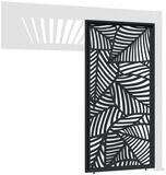 Weide Pavillonseitenteil Dekorative Wand f&uuml;r Pergola aus Aluminium 3 Ma&szlig;e...