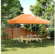 vidaXL Angelzelt, Partyzelt Faltbar Pop-Up Orange 410x279x315 cm