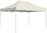 vidaXL Partyzelt Profi-Partyzelt Faltbar Aluminium 4,5x3 m Creme