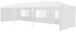 casa.pro Pavillon, &raquo;Wedau&laquo; Gartenzelt Partyzelt Gartenpavillon 900x300x255cm Wei&szlig;