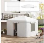 Outsunny Pavillon-Ersatzdach Ersatzdach-Set f&uuml;r Garten Pavillondach mit 2