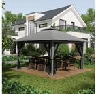 Outsunny Faltpavillon mit 4 Netzw&auml;nden, UV-Schutz, mit 4 Seitenteilen,