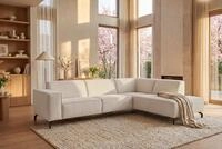Home affaire Ecksofa LORCAN mit Metallf&uuml;&szlig;en, Breite 275 cm, weiches...
