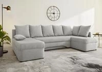 Jockenh&ouml;fer Gruppe Wohnlandschaft U-Form, B: 260 cm, mit Schlaffunktion & Bettkasten
