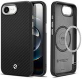 Spigen Handyh&uuml;lle Enzo Aramid Magnetfunktion Kompatibel mit iPhone 16e Schwarz 6,1,