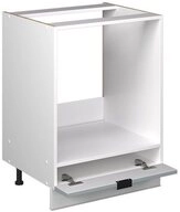 Vicco Herdumbauschrank Fame-Line, Hellblau-grau/Wei&szlig;, 60 cm, AP Eiche (1-St)
