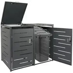 MCW M&uuml;lltrennsystem MCW-E83-M, Bel&uuml;ftungsschlitze, abschlie&szlig;bar, von oben zu
