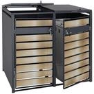 MCW M&uuml;lltonnenbox MCW-J81-2 (2 St), F&uuml;r 2 M&uuml;lltonnen mit 80 bis 240L