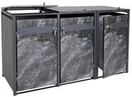MCW M&uuml;lltonnenbox MCW-J82-3 (3 St), F&uuml;r 3 M&uuml;lltonnen mit 80 bis 240 Liter