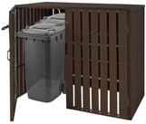 MCW M&uuml;lltonnenbox MCW-J28-XL2-4 (2 St), Erweiterbar, Abschlie&szlig;bare T&uuml;r, Mit
