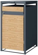 ML-DESIGN M&uuml;lltonnenbox M&uuml;llbox aus Stahl wetterfeste M&uuml;lltonnen Verkleidung