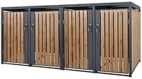 ML-DESIGN M&uuml;lltonnenbox M&uuml;llbox aus Stahl wetterfeste M&uuml;lltonnen Verkleidung