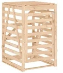 vidaXL M&uuml;lltonnenbox, M&uuml;lltonnenverkleidung 84x90x128,5 cm Massivholz Kiefer