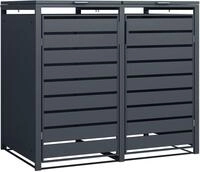 WESTMANN M&uuml;lltonnenbox Kubus, Platz f&uuml;r 2x240 L M&uuml;lltonnen