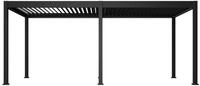 Weide Pergola Deluxe Elektrischer Pavillon Terrassen&uuml;berdachung Aluminium LED 3x6 M,