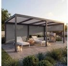 MCW Pergola MCW-L41-3S, BxTxH: 590x306x224 cm, Inklusive F&uuml;&szlig;e f&uuml;r eine...