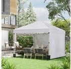Outsunny Faltpavillon Pavillon wasserabweisend Stabil Partyzelt mit Tasche UV...