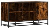 vidaXL Sitzbank Schuhbank R&auml;uchereiche 100x40x53,5 cm Holzwerkstoff und Metall