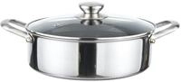 Cheffinger Kochtopf Kochtopf aus Edelstahl 18/10 Wabenstruktur Induktion &Oslash;24cm Topf,