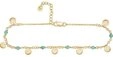 CA&Iuml; Fu&szlig;kette Ca&iuml; Damen-Fu&szlig;kette 925er Silber 6 Amazonit