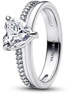 Pandora Fingerring Herzring f&uuml;r Damen aus Sterlingsilber mit Zirkonia von PANDORA