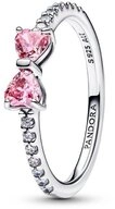 Pandora Fingerring PANDORA Timeless Damenring Schleife aus 925er Silber, Zirkonia