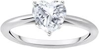 THOMAS SABO Fingerring Schmuck Silber 925 Ring in Herzform, mit Zirkonia (synth)