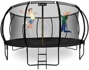 HyperMotion Gartentrampolin Gartentrampolin mit Leiter und Innennetz, &Oslash; 487 cm