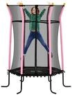 HOMCOM Kindertrampolin &Oslash;163,5 cm, mit Sicherheitsnetz, Randabdeckung, &Oslash; 163.5 cm,