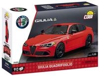 COBI Weihnachtsbaumkugel Bausatz Gulia Quadrifoglio rot 1:35