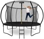 HyperMotion Gartentrampolin Gartentrampolin mit Leiter und Innennetz, &Oslash; 366 cm