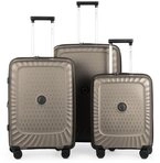 Hauptstadtkoffer Hartschalen-Trolley Kotti, 4 Rollen, 3er Kofferset Reisekofferset