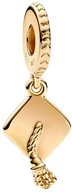 Pandora Charm-Einh&auml;nger SHINE-761892C00, Abschluss, M&uuml;tze, Vergoldet