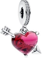 Pandora Charm Herz PANDORA Charm Herz Pfeil Pink 793085C01