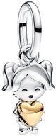 Pandora Charm-Einh&auml;nger 763601C00, M&auml;dchen, Vergoldet, Familie