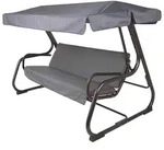 Siena Garden Hollywoodschaukel Parma, 3-Sitzer, Bettfunktion, BxT: 132x209cm,