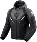 Revit Motorradjacke Revit Quantum 3 H2O Textiljacke Schwarz / Grau motorradjacke
