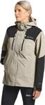 Outdoorjacke JACK WOLFSKIN "JASPER 2L JKT W", Damen, Gr. XS, grau (stone), Oberstoff: