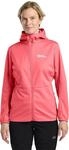 Softshelljacke JACK WOLFSKIN "FELDBERG HOODY W", Damen, Gr. XS, orange (sunset