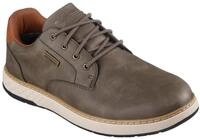 Schn&uuml;rschuh SKECHERS "GARLAN", Herren, Gr. 41, gr&uuml;n (olivgr&uuml;n), Lederimitat,