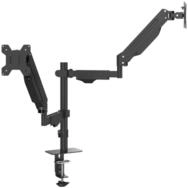 vidaXL TV-Wandhalterung Doppel-Monitorarm f&uuml;r Max 27 Zoll Gasfeder 20 kg,...
