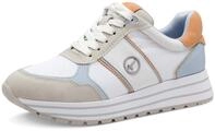 Tamaris Plateausneaker, Freizeitschuh, Halbschuh, Schn&uuml;rschuh mit farbigen Bes&auml;tzen