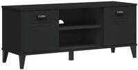 vidaXL Schuhregal Schuhbank VIKEN Schwarz 106x35x45 cm Holzwerkstoff, 1-tlg.